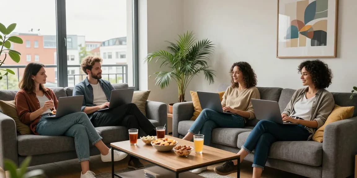 Gemütliches Apartment in Hannover, ideal zum Monteurzimmer mieten Hannover mit modernem Wohnraum und entspannten Gästen.