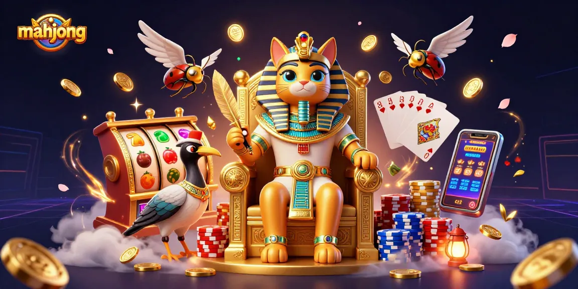 Play mahjong in an exciting casino environment with vibrant characters and dynamic gaming elements.