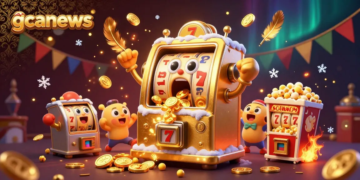 Celebrate jackpots with the lively gcanews golden slot machine explosion.