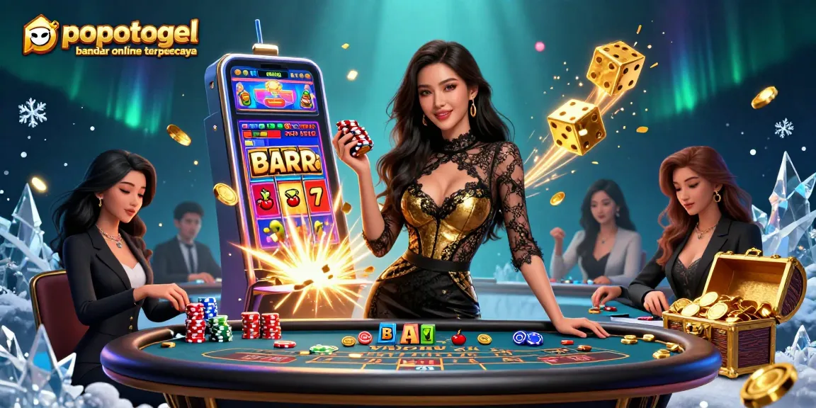 Experience the thrill of popotogel bandar online terpercaya with immersive slot games bursting with excitement.