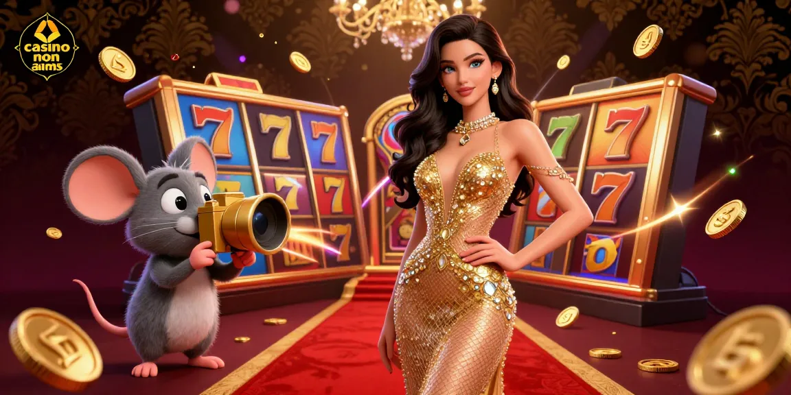 Vivi l'emozione dei casino non AAMS con questa vivace illustrazione 3D che presenta personaggi accattivanti ed elementi del casinò.