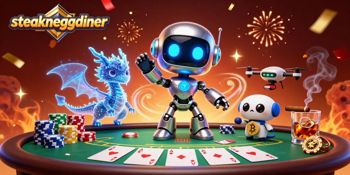 Engage in the thrill of poker at steakneggdiner with captivating gaming elements.