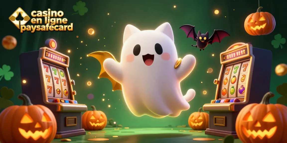 Jouez au casino en ligne paysafecard avec un chat fantôme et un vampire dans un univers ludique fascinant.