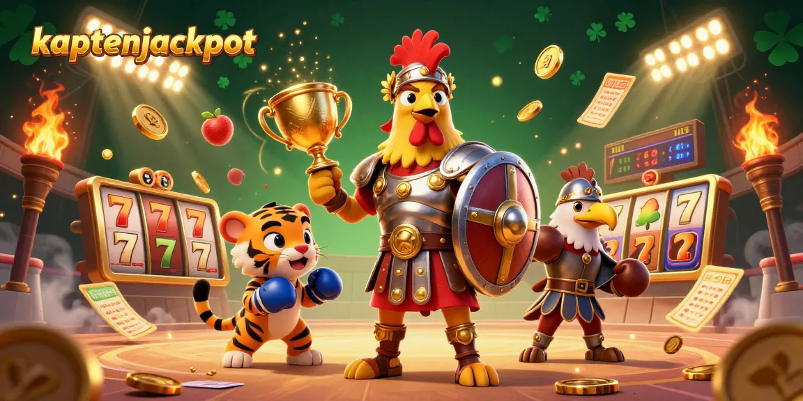 Spin the reels at kaptenjackpot and experience the thrilling jackpot action in this vibrant casino scene.