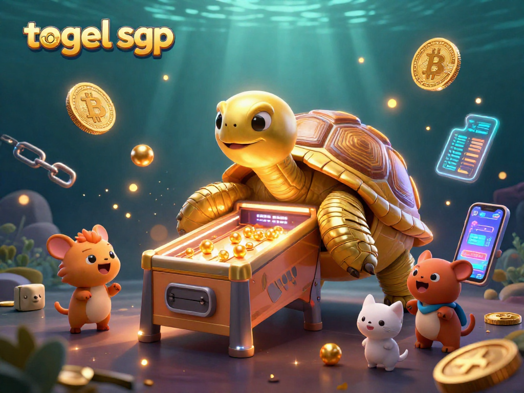 Menciptakan peluang memenangkan togel sgp dengan ilustrasi kasino yang penuh warna dan elemen menarik.