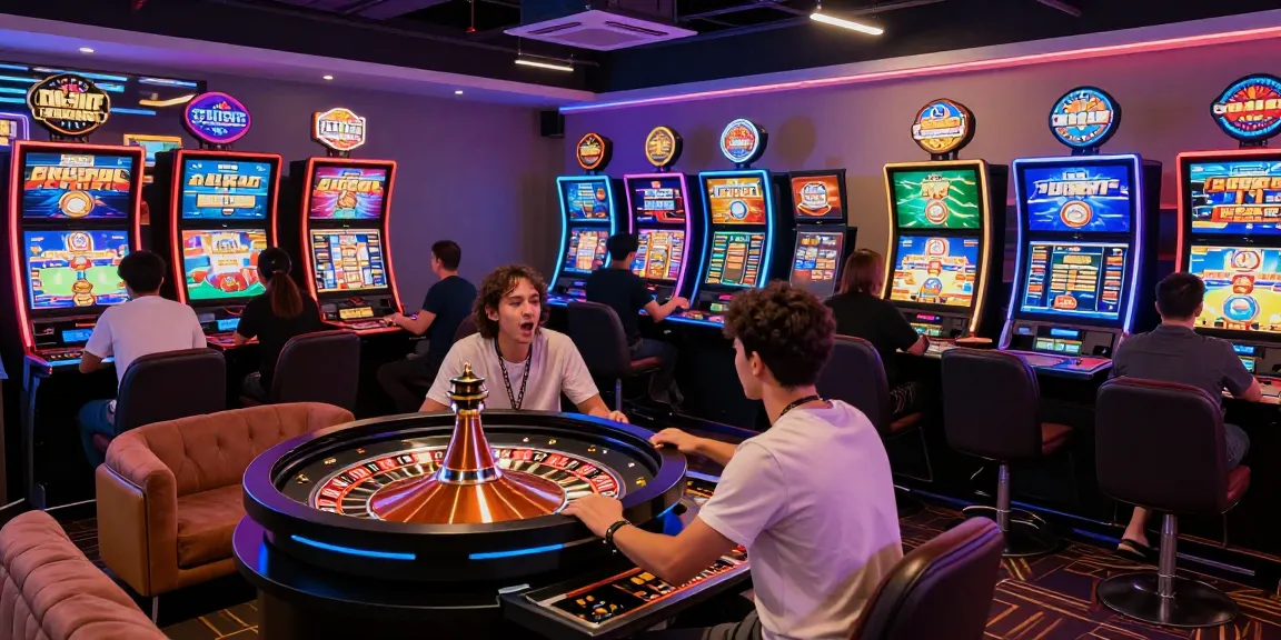 Engaged players at 鉅城娛樂 showcasing vibrant online gaming activities in a lively casino atmosphere.