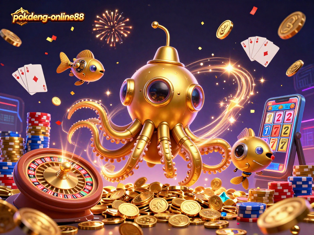 Experience thrilling moments at pokdeng-online88 with vibrant casino elements and rich visuals.