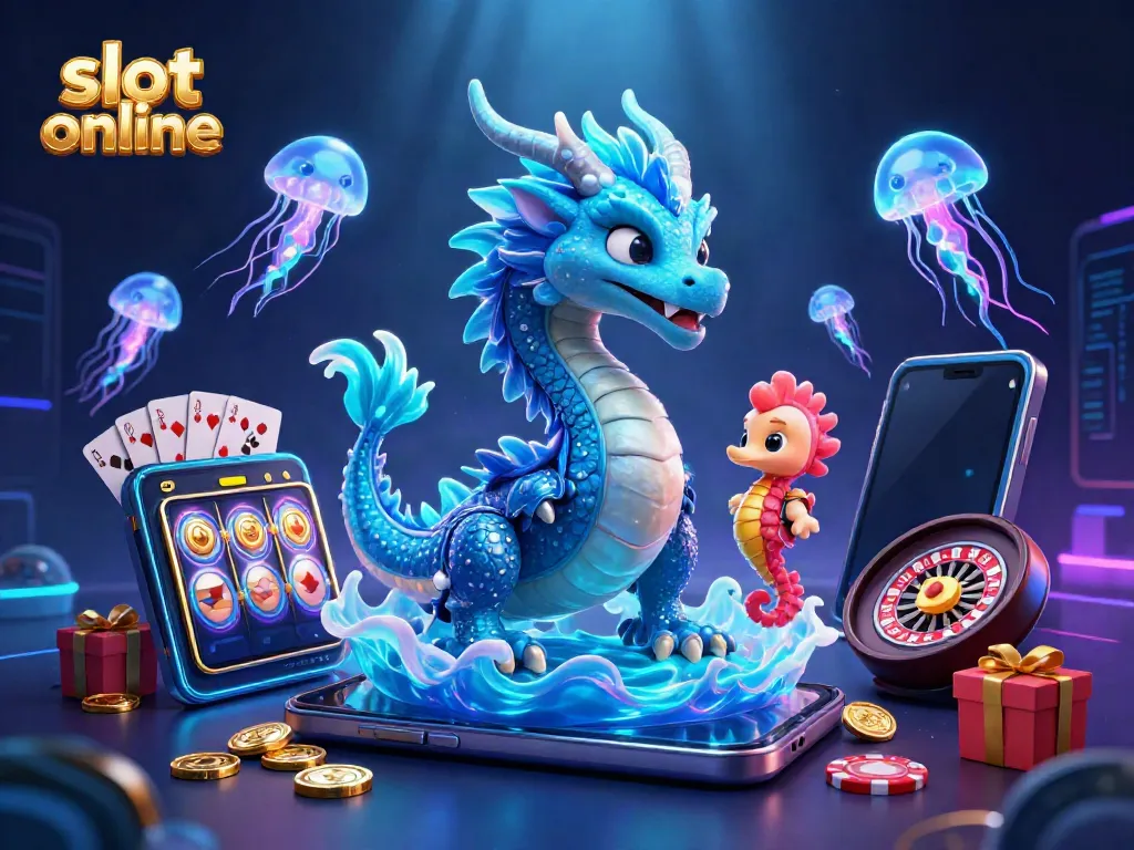 Putar slot online dengan pengalaman magis bersama naga air dan kuda laut berani di dunia 3D.