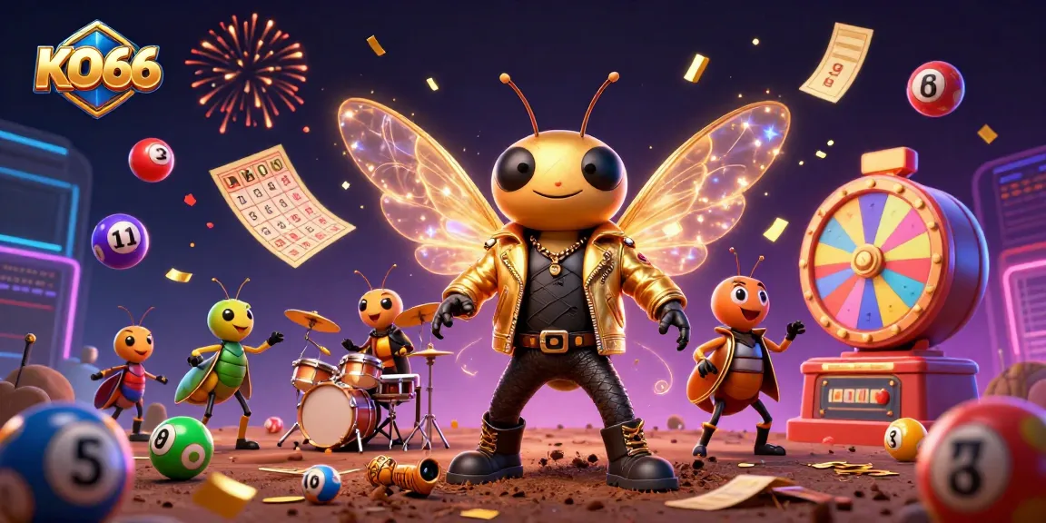 Experience the thrill of KO66 with vibrant casino elements and an energetic 3D scene