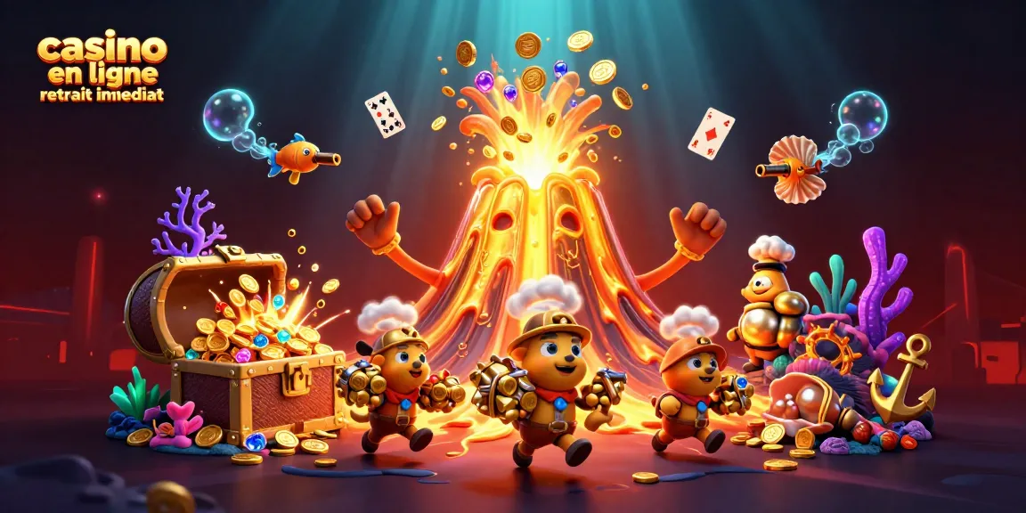 Jouez à casino en ligne retrait immédiat avec des trésors sous-marins et des personnages 3D captivants.