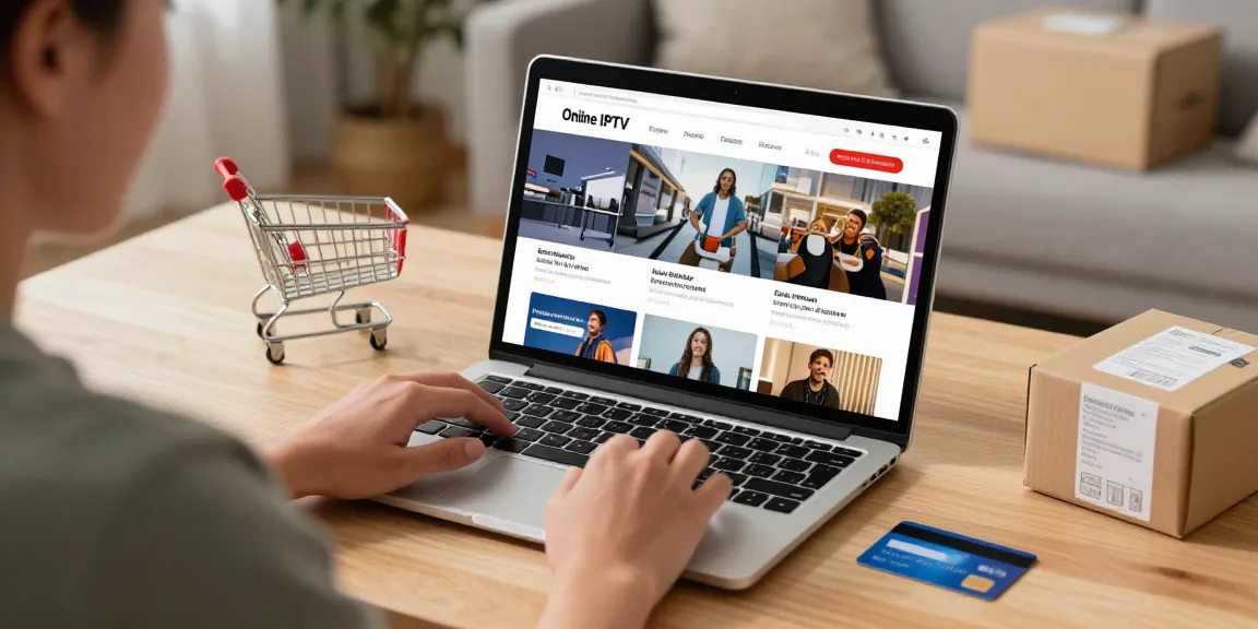 IPTV online shopping experience showcasing best deals on e-commerce platform.