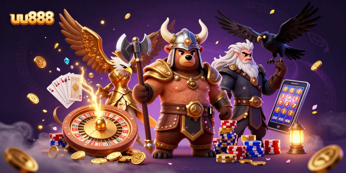 Spin the reels and win big with uu888, showcasing a thrilling 3D casino adventure.