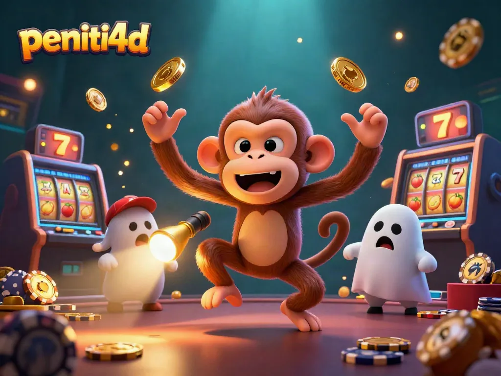 Permainan kasino menyenangkan di peniti4d dengan monyet poltergeist dan anjing pemburu hantu.