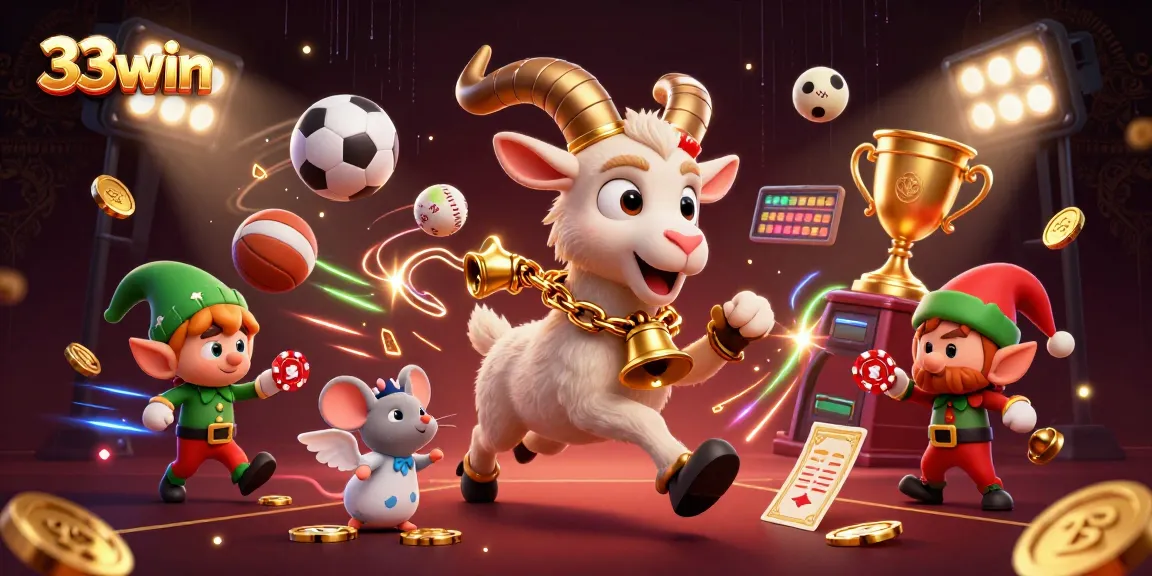 Experience thrilling games at 33win in a vibrant and lively casino scene filled with excitement and energy.