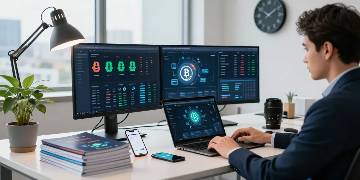 Recover lost crypto through advanced recovery tools in a modern workspace.