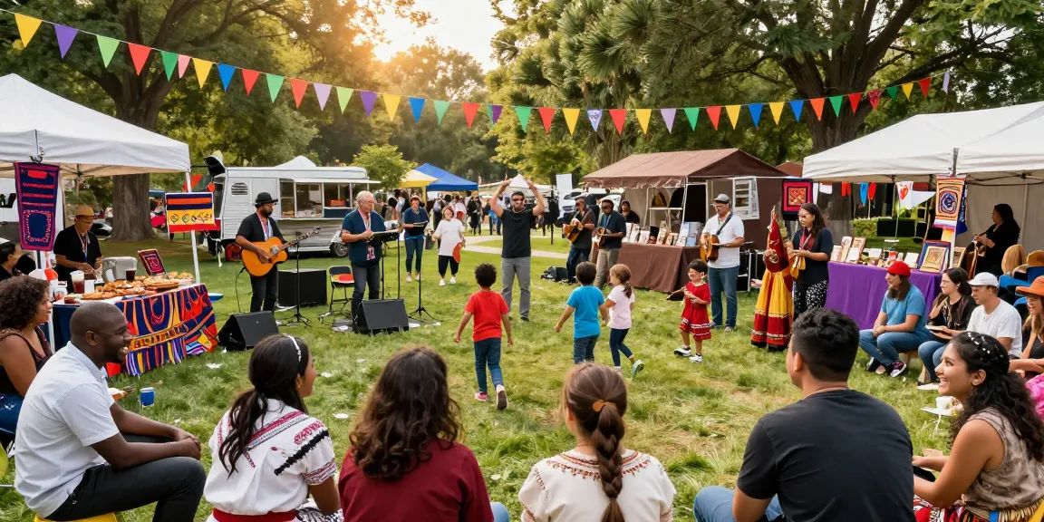 Celebrating community and culture at a festival featuring SANTETTOTO activities.