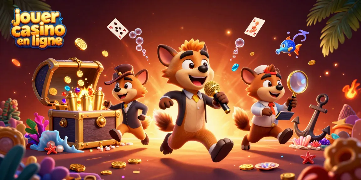 Jouer au casino en ligne avec une illustration d'un club comique animé dirigé par des hyènes.