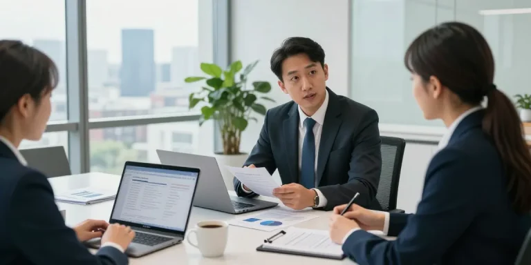 uk merchant cash advance consultation with financial advisor and client in modern office