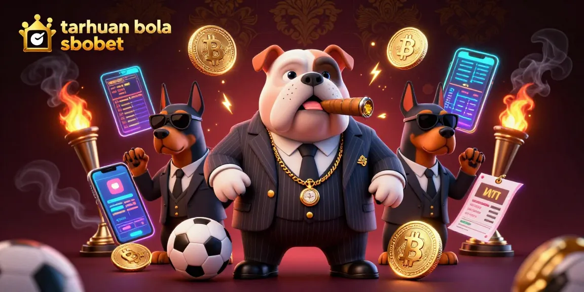 Experience taruhan bola sbobet with a mafia boss bulldog and Dobermans in a dynamic sports betting scene.