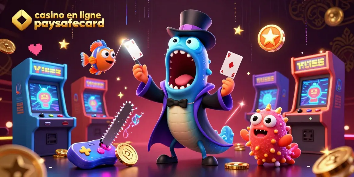 Jouez au casino en ligne paysafecard avec des machines captivantes et des personnages amusants.