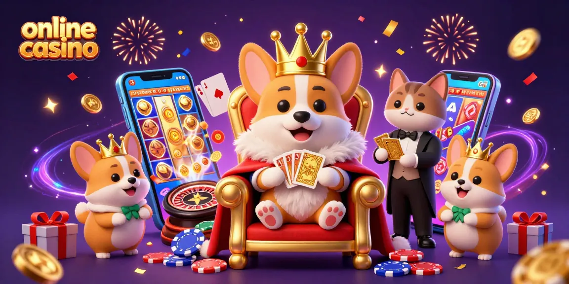 Online casino z igralnimi avtomati in številnimi igralnimi elementi.