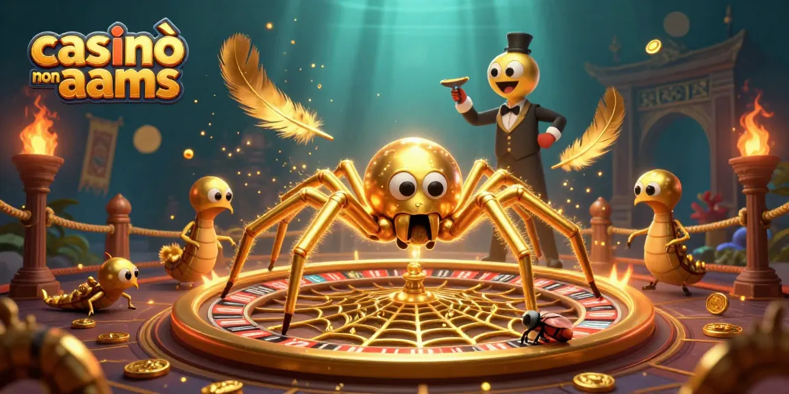 I casinò non AAMS offrono emozioni uniche con questa illustrativa roulette volata da una piuma d'oro.