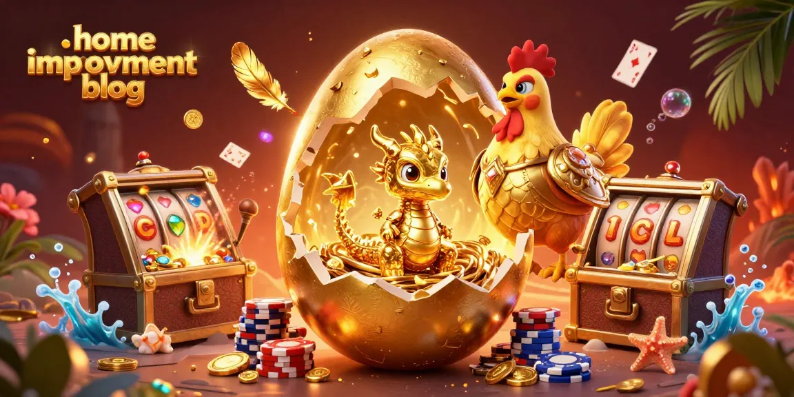 Engage with the home improvement blog and spin to win big in this immersive casino-inspired scene.